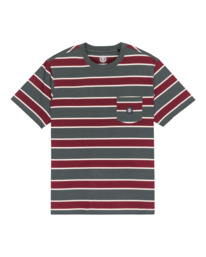 0 Icon Label Pocket - Maglietta a maniche corte da Uomo Black ELYKT00198 Element