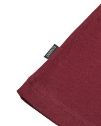 5 Icon Label Pocket - Short Sleeve T-Shirt for Men Red ELYKT00198 Element