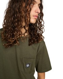 4 Icon Label Pocket - T-Shirt für Männer Braun ELYKT00198 Element