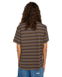 6 Icon Label Pocket - Maglietta a maniche corte da Uomo Brown ELYKT00198 Element