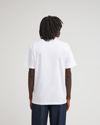 5 Icon Label Pocket - T-shirt de manga curta para homem Branco ELYKT00198 Element