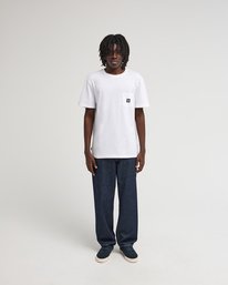 4 Icon Label Pocket - T-shirt de manga curta para homem Branco ELYKT00198 Element