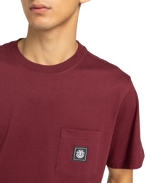 4 Icon Label Pocket - T-Shirt für Männer Rot ELYKT00198 Element