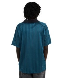 6 Lowcase Soccer - Short Sleeve Polo T-Shirt for Men Blue ELYKT00203 Element