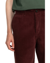 4 Howland Union - Pantaloni chino da Uomo Red ELYNP00151 Element