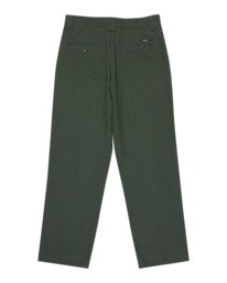 6 Howland Work - Pantaloni chino da Uomo Black ELYNP00181 Element