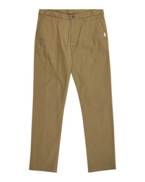 6 Regular Twill - Chino pour Homme Vert ELYNP00188 Element