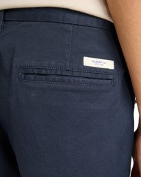 3 Regular Twill - Chino pour Homme Bleu ELYNP00188 Element