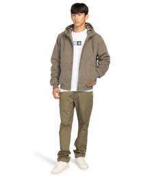 4 Regular Twill - Chino pour Homme Vert ELYNP00188 Element