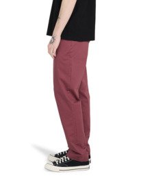 3 Regular Twill - Chino Trousers for Men Purple ELYNP00188 Element