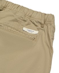 3 Regular Comfort Twill - Chino Trousers for Men Beige ELYNP00190 Element