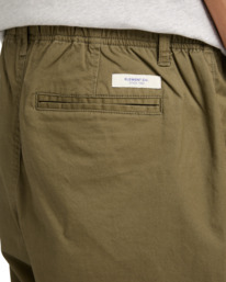 3 Regular Comfort Twill - Calças Chino para Homem Verde ELYNP00190 Element
