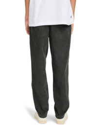 7 Regular Comfort Corduroy - Chino Trousers for Men Black ELYNP00191 Element