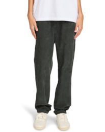 2 Regular Comfort Corduroy - Chino Trousers for Men Black ELYNP00191 Element