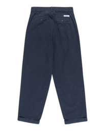 7 Big Pleated - Calças Chino para Homem Azul ELYNP00193 Element