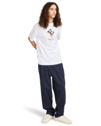 4 Big Pleated - Calças Chino para Homem Azul ELYNP00193 Element