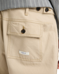 3 Relax Fatigue Twill - Pantalón de descanso para hombre Beige ELYNP00196 Element