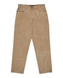 6 Relax 5 Corduroy - Trousers for Men Gray ELYNP00200 Element