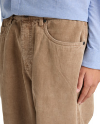 2 Relax 5 Corduroy - Trousers for Men Gray ELYNP00200 Element