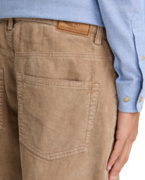 3 Relax 5 Corduroy - Trousers for Men Gray ELYNP00200 Element