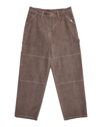0 Big Carpenter Canvas - Pantalon baggy pour Homme Marron ELYNP00201 Element