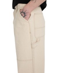 4 Big Carpenter Canvas - Carpenter Trousers for Men White ELYNP00201 Element
