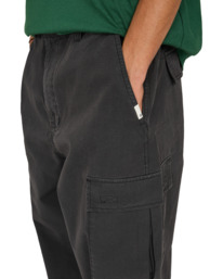 2 Relax Cargo - Pantalon cargo pour Homme Noir ELYNP00203 Element