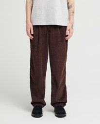 6 Big Pleated Bi Color Marron ELYNP00221 Element