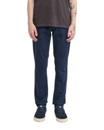 6 Slim Chino Twill - Chinos for Men Blue ELYNP00225 Element