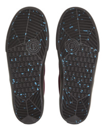 8 Topaz C3 - Sapatilhas de pele para homem Vermelho ELYS300001 Element