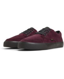 1 Topaz C3 - Sapatilhas de pele para homem Vermelho ELYS300001 Element
