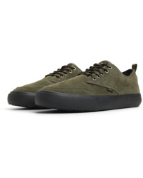 1 Topaz C3 W - Wasserabweisende Lederschuhe für Männer Grün ELYS300021 Element
