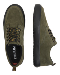 6 Topaz C3 W - Wasserabweisende Lederschuhe für Männer Grün ELYS300021 Element