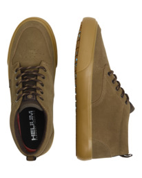 6 Preston 2 - Water-Resistant Leather Shoes for Men Brown ELYS300031 Element