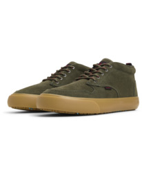 1 Preston 2 - Water-Resistant Leather Shoes for Men Green ELYS300031 Element
