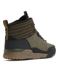2 Donnelly Elite - Wasserabweisende Lederschuhe für Männer Grün ELYS300035 Element