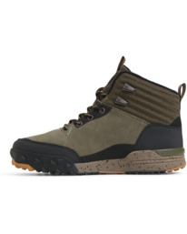 4 Donnelly Elite - Wasserabweisende Lederschuhe für Männer Grün ELYS300035 Element