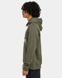 3 Vertical - Felpa con cappuccio da Uomo Green ELYSF00183 Element