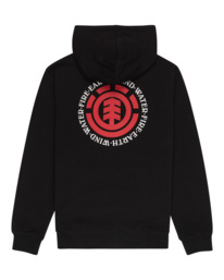 1 Seal - Sweat à capuche pour Homme Noir ELYSF00226 Element