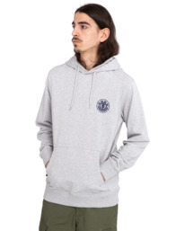 2 Seal - Pullover con cappuccio da Uomo Gray ELYSF00226 Element