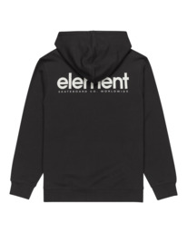 1 Simple Logo - Kapuzenpulli für Männer Schwarz ELYSF00267 Element