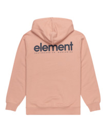 1 Simple Logo - Pullover Hoodie for Men Pink ELYSF00267 Element