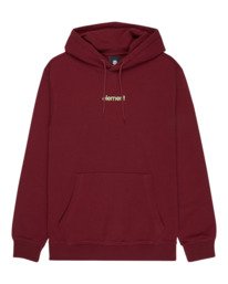 0 Simple Logo - Kapuzenpulli für Männer Rot ELYSF00267 Element