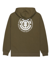 1 Seal Bp Po - Sweatshirt com capuz para Homem Verde ELYSF00295 Element