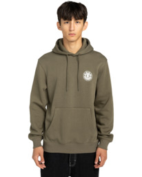 2 Seal Bp Po - Sweatshirt com capuz para Homem Verde ELYSF00295 Element