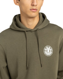 4 Seal Bp Po - Sweatshirt com capuz para Homem Verde ELYSF00295 Element