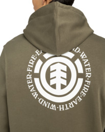 5 Seal Bp Po - Sweatshirt com capuz para Homem Verde ELYSF00295 Element