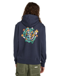 7 Midnight Po - Sudadera con capucha para hombre Azul ELYSF00303 Element