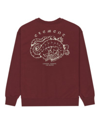 1 Aligator Cr - Sudadera para hombre Rojo ELYSF00304 Element