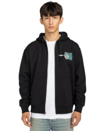 6 Paint Brush - Sudadera con capucha para hombre Azul ELYSF00310 Element